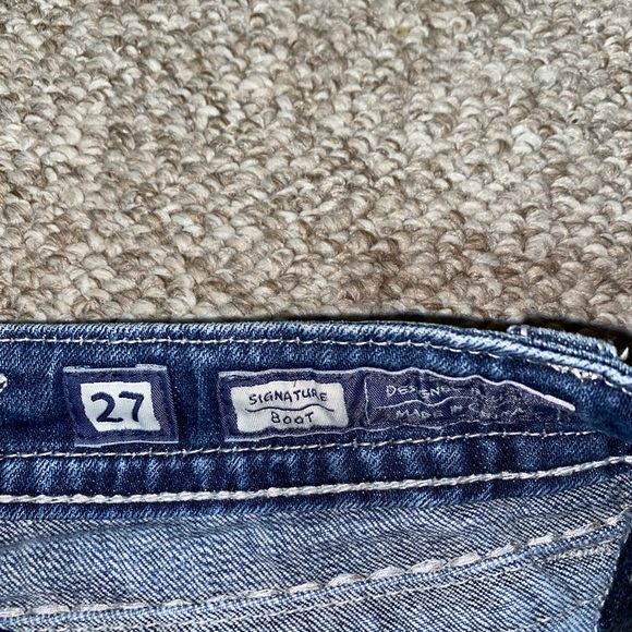 Womens Miss Me Signature Boot Jeans Size 27/34 - Picture 3 of 6